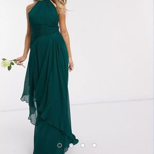 ASOS DESIGN Bridesmaid pinny maxi dress